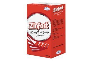 ZINCFORT 25 MG /5 ML SURUP 100 ML, nedir, ne işe  .